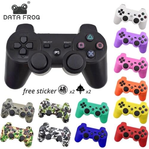 DATA FROG Wireless Gamepad For Sony Playstation3 Gamepads PS3 PC Joystick Game Controller Bluetooth Double Vibration