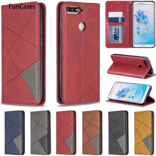 Book PU Flip Cases Phone Bag For Huawei Honor 7A Huawei coque Enjoy 8E Y6 2018 Honor 10 Lite 10i 7C 8A 8S Leather Covers