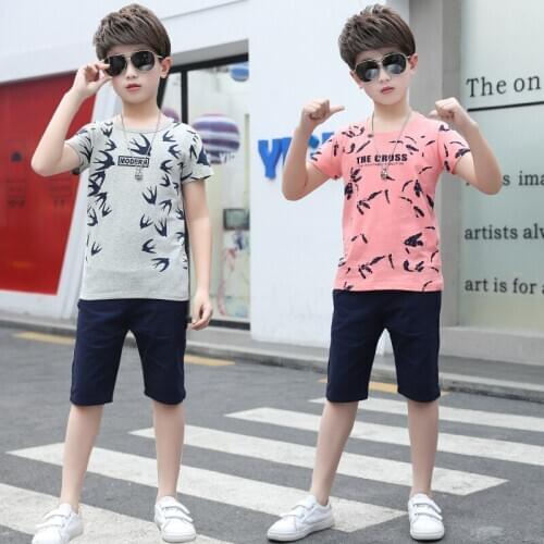 Cocuk Giyim Deporte Kids Fashion Tracksuit Outfits for Teens Boys Clothes 10 12 Year Boy European Boutique Outfits Two Piece Set