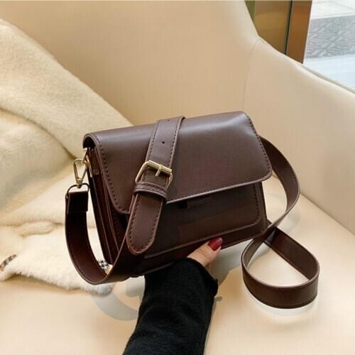 Korean version small square bag 2021 new versatile fashion leisure Womens crossbody bag