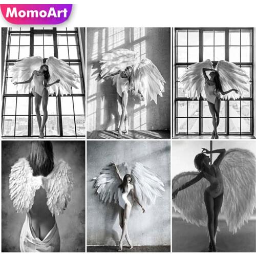 MomoArt Ballet Woman Diamond Embroidery Kits Diamond Painting Portrait Cross Stitch Sale Mosaic Full Drill Square Home Decor