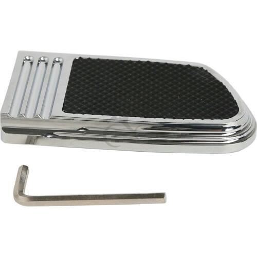 Motorcycle Chrome Defiance Pedal Pad For Harley Touring Sofatail 1986-2017 Dyna 2012-2016