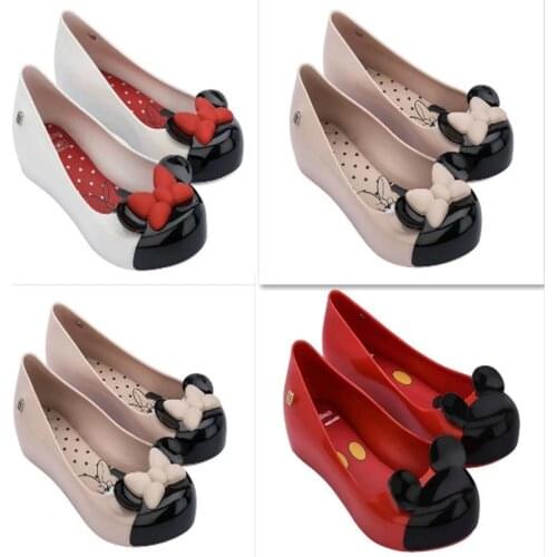 2021 New style Melissa Jelly shoes Girls fashion cat ear princess summer sandal little big kids Beach Shoes Party shoes HMI036