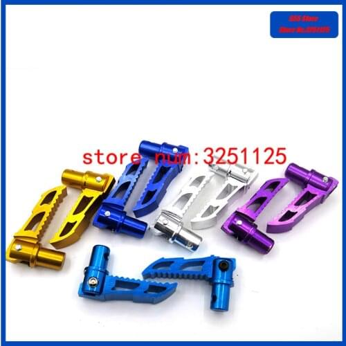 New CNC Alloy Footpegs Foot Rest Pegs for 47cc 49cc Mini Dirt minimoto mini ATV Quad Pocket Bikes
