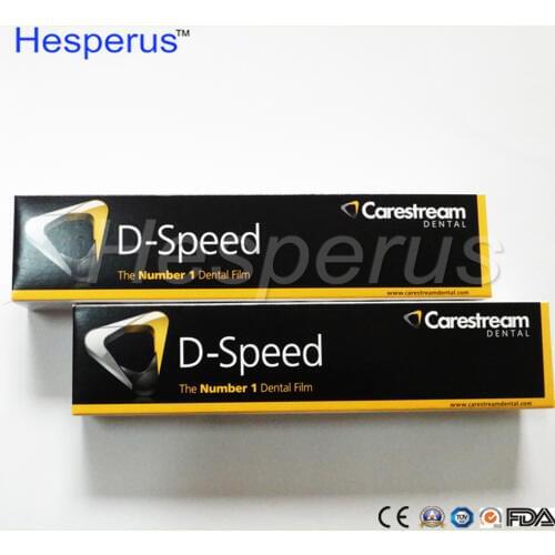 New arrival 1 box Dental Kodak Intraoral D-Speed 100 pieces X-ray Films Carestream DF-58 Adult Size 2 D-Speed