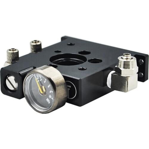 10Mpa Hydraulic Pump Connection Board With Pressure Regulating Valve Pressure Meter For 1:12 RC Hydraulic Excavator Loader Parts