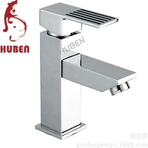 Tiger ran counter basin faucet bathroom single handle hole hot and cold all-copper base vanity basin taps