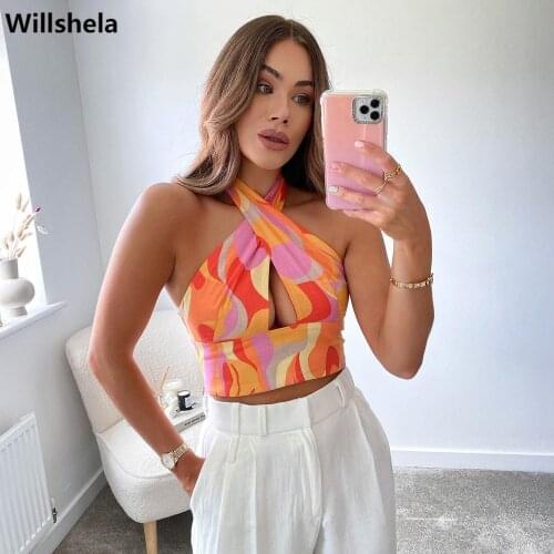 Женские укороченные топы Willshela China At AliExpress