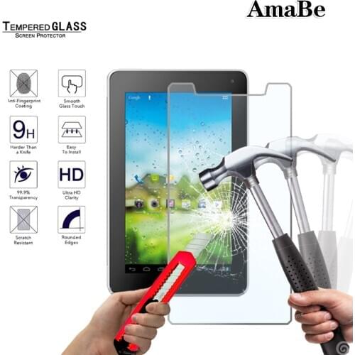 Tempered Glass Flim Screen Protector for Huawei MediaPad 7 7.0"/7 Lite 7.0"/7 VOGUE 7.0"/7 Youth 2 Tablet Screen Protector Guard