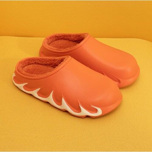 2021 Fashion Slippers Womens Winter Warm Cotton Slippers Baotou Low-cut Thick Plush Foot Ladies House Cotton Slippers HXL