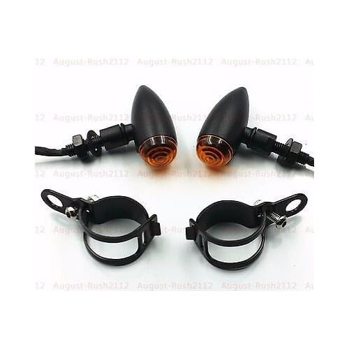 33-43MM Turn Signal Light Fork Clamps Motorcycle Motorbike Cruiser Street Bike
