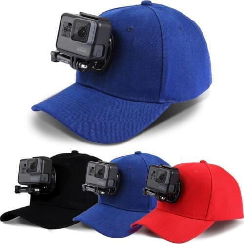 For Go Pro Accessories Canvas Baseball Hat Cap W/ J-Hook Buckle Mount Screw for GoPro HERO5 HERO4 Session HERO 5 4 3+ 3 2
