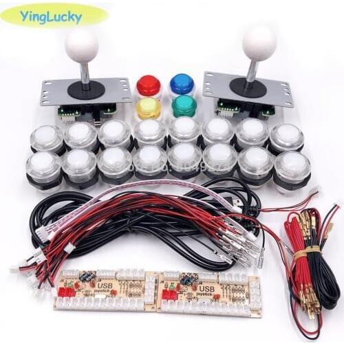 Arcade raspberry / arcade joystick diy kit / arcade kit / arcade game box / LED button / copy sanwa joystick