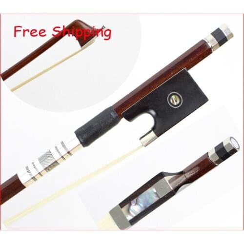 Free delivery! Violin bow 4/4, high quality frog eye.honggeyueqi