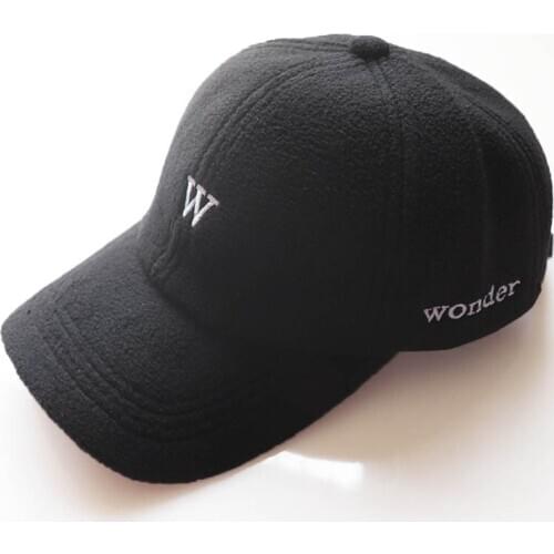 2021 New fashion wool baseball cap Thicken Warm Pure color casquette hat Men Women hats wholesale winter caps for women