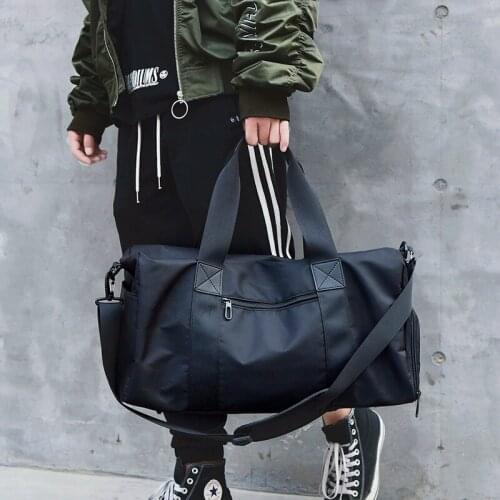 Large Customizable Logo Mens Portable Large Capacity Business Traveling Luggage Bag Womens Korean Style Sports Gym Bag