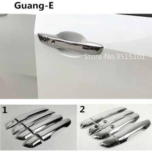 Car Body Cover Protect Stick Frame Lamp Trim ABS Chrome Car Door Handle 8pcs For Honda Civic 10th Sedan 2016 2017 2018 2019