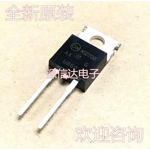 5PCS The fast recovery diode MUR860G U860 8A600V TO-220 is brand new and imported from stock