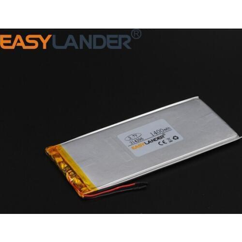 3.1x42x96mm 3.7V1400mAh Polymer Li-ion Rechargeable Battery For Remote controller Portable phone E-book Power bank 314296