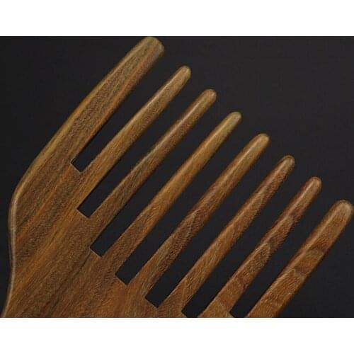 Hair Scalp Massage Beard Pick Comb Travel Pocket Size Fantastic Handle