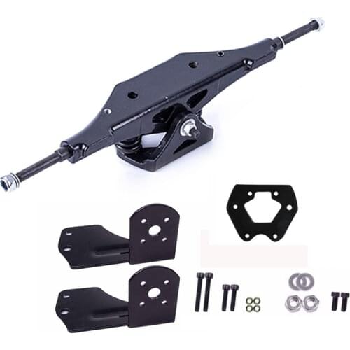 New 1pc Electric Skateboard Drive Bridge 11inch Black Londboard Truck Aluminium Flat-Plate Men Skateboard Truck Ordinary Bridge