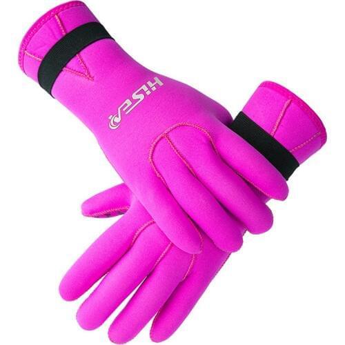 Solid Long Hook & Loop Keep Warm 3mm Gants Neoprene Gloves For Diving And Underwater Hunting Swimming Surf Gloves