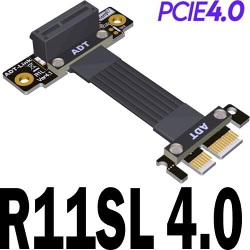 PCIE 4.0 Riser PCI-E 1X Riser Cable PCI Express Riser Card X1 Signal Extension Cable For Motherboard Extender Converter Adapter