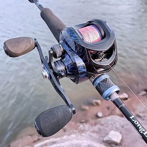 Fishing Reel Left Right Hand Baitcasting Reel Adjustable Brake System 10kg Drag 7.2:1 Fishing Reel Fishing Accessories