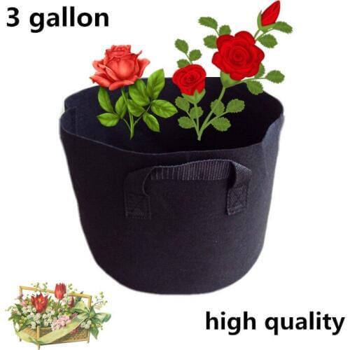 Free shipping High Quality Gardening materials planting bags planting bags 220g/m2 For Camphor tree,bamboo 3gallon 22*27cm
