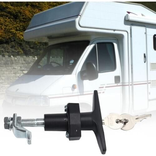 T Handle Zinc Alloy Toolboxs Lock with Keys for Trailer Caravans Canopy Vehicle Car Accessories