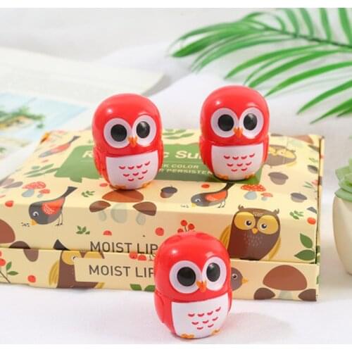 Owl Moisturizing Lip Balm Nourishing Natural Plant Sphere Aloe Vera Lips Makeup Remove Lips Dead Skin Lip Care For Winter XSP285