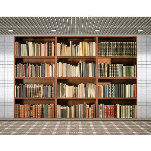 Lyavshi vintage bookshelf background bookstore magic book library photo gallery props photography background