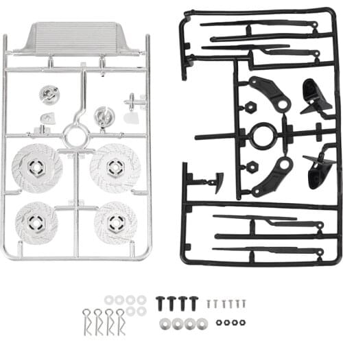 1/10 RC Car Parts Racing on Road Drift Model Car Exhaust Dummy Brake Disc Accessories Vehicles Model for Speed Control