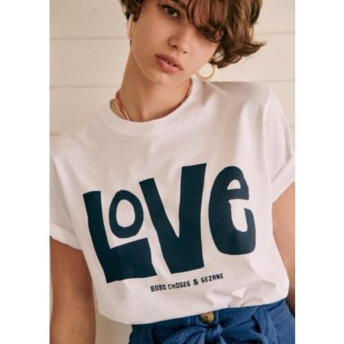 Women T Letters Print T Shir 100% Cotton Short Sleeve Tee Simple 2021 New Summer Ladies Loose Causal Tops Wild Stylish Shirt
