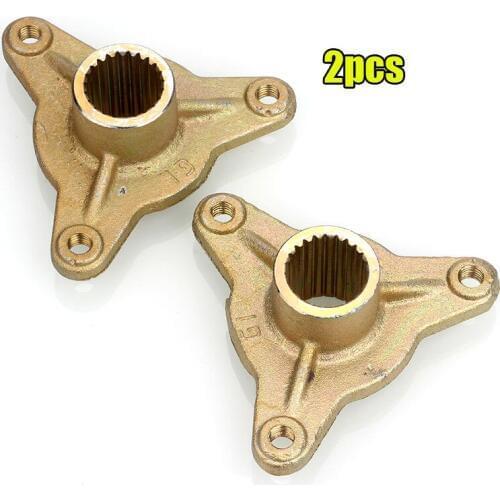 1 Pair 3Stud 78mm 23T Spline Rear Wheel Rim Bearing Hub For 110cc Quad Dirt Bike ATV