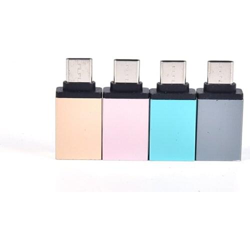 1pc Type C Male Adapter to USB 3.0 A Female Converter OTG Function USB 3.0 OTG Data Sync Adapter