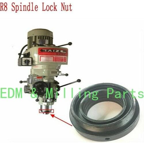 1X Milling Machine R8 Spindle Nut Lock Nut Front End Cover For BRIDGEPORT Mill B133