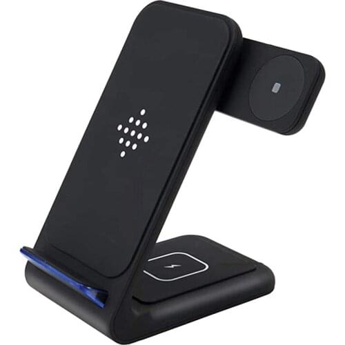 Wireless Charger,3 in 1 Fast Wireless Charging Station Dock for iPhone 12/12 Pro/11,for Apple Watch SE,Qi Phones