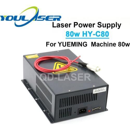 PWM Co2 Laser Power Supply 80w For YUEMING Laser Engraving And Cutting Machine