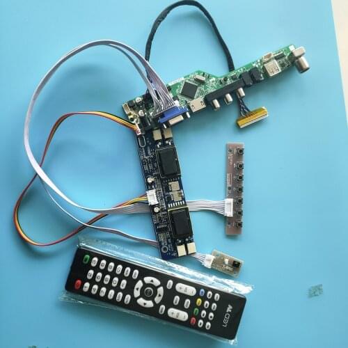 Kit for M190EN01 V.2/V.1 1280x1024 VGA AV TV USB Audio 4 lamps Remote Controller Board HDMI Display LVDS Screen 30pin Panel 19"
