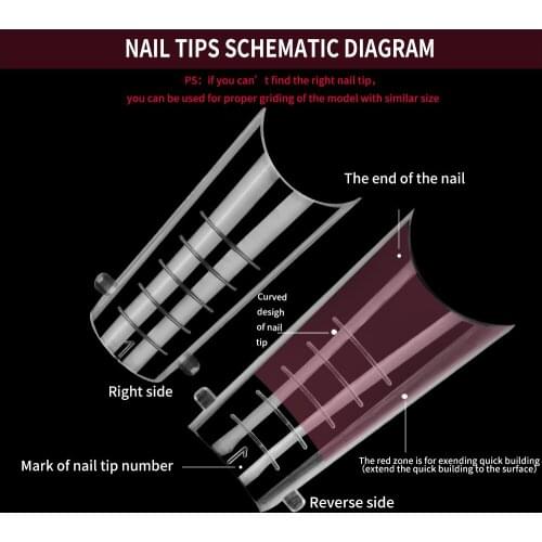 Finger queen 120pcs Quickly Build Gel Mold Fake Nails DIY Accessories Fake Nail Tools UV Generator Acrylic Fake Nail Tools