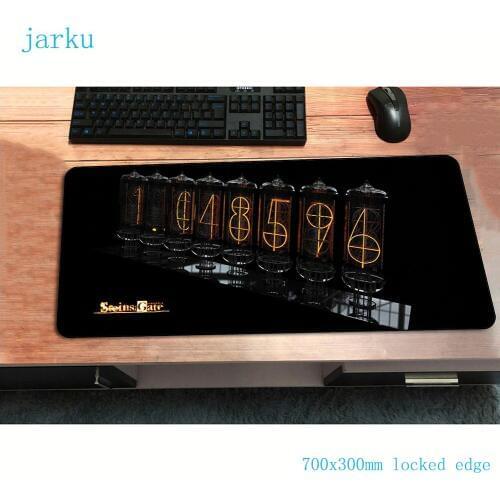 Steins gate mouse pad 700x300x2mm gaming mousepad anime Customized office notbook desk mat gel padmouse games pc gamer mats