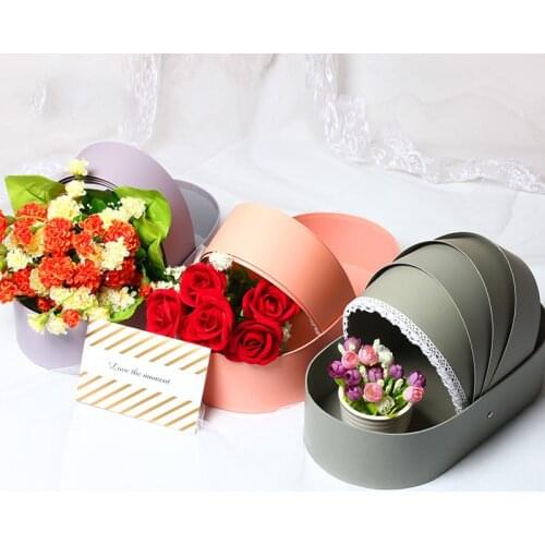 5pcs Creative Cradle Flower Box Rose Flower Arrangement Basket Gift Boxs Wedding Home Decoration Christmas decoration box