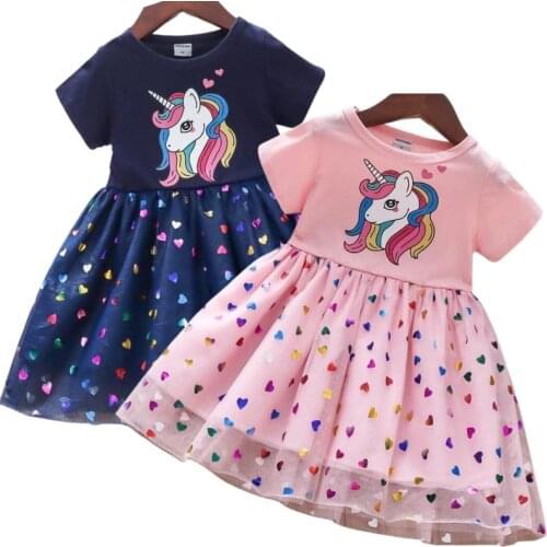 Spring Summer Star Sequin Vestidos Long Sleeve Knee-Length Dress Princess Tulle Fabrics Tutu Dresses For Girls Birthday Party