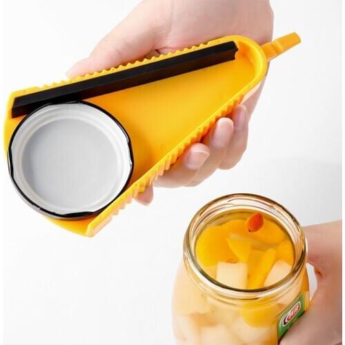 Multi-function Bottle Opener Jar Opener Grip Corkscrew Kitchen Tools Lid Off Cap Screwing Device Cap Can Screw Easy Twist