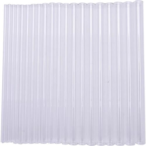 Reusable Thick Straws Pyrex Glass Wedding Birthday Party Clear Glass Drinking Straws Wedding Favor 6-14mm 1PC