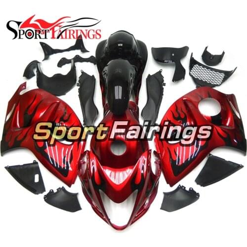Body Kits For Suzuki GSXR1300 Hayabusa 08 09 10 11 12 13 14 Injection ABS Motorcycle Fairings Kit Cowlings Red Black Flames New