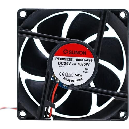 New original PE80252B1-000C-A99 8025 24V 4.8W gale volume inverter cooling fan