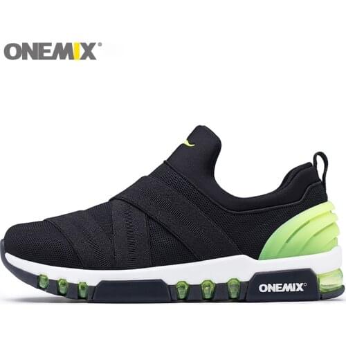 ONEMIX Air Cushion Running Shoes For Men Light Jogging Sneakers Outdoor Footwear Men Elasticity Tourism Comfortable Sports Shoes