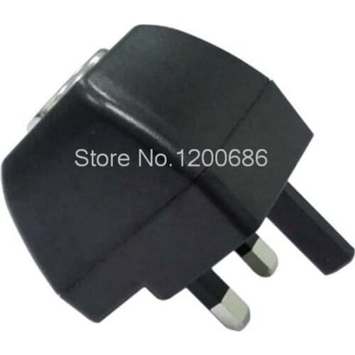 UK 3-Prong Travel Outlet Plug Adapter Converter 220V Wall Power to 12V DC Adapter Converter